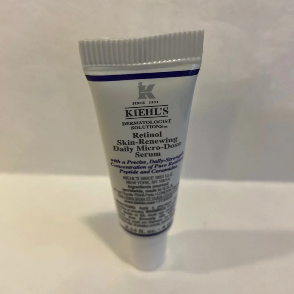 KIEHL’S Micro-Dose Anti-Aging Retinol Serum Ceramide & Peptide Travel $22 0.34oz